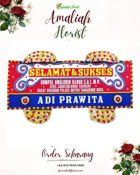Papan Bunga Ucapan Selamat Nambaan